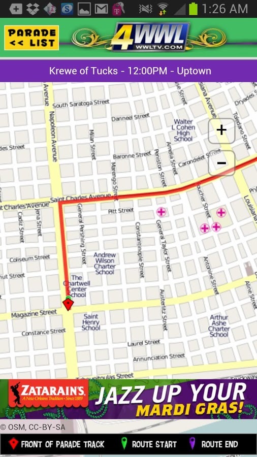 WWL Mardi Gras Parade Tracker截图2