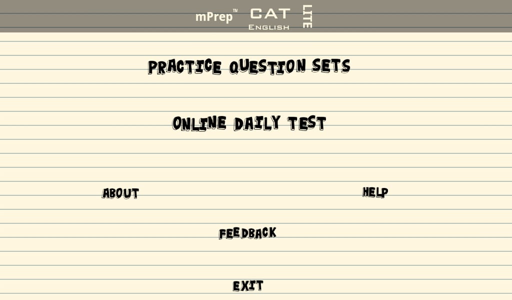 mPrep CAT English (Lite)截图1