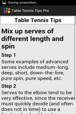 Table Tennis Tips截图3