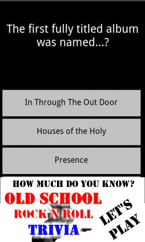 Old School Rock Trivia截图1