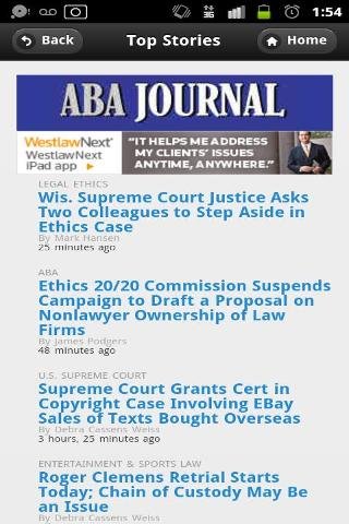 ABA Journal Mobile截图1