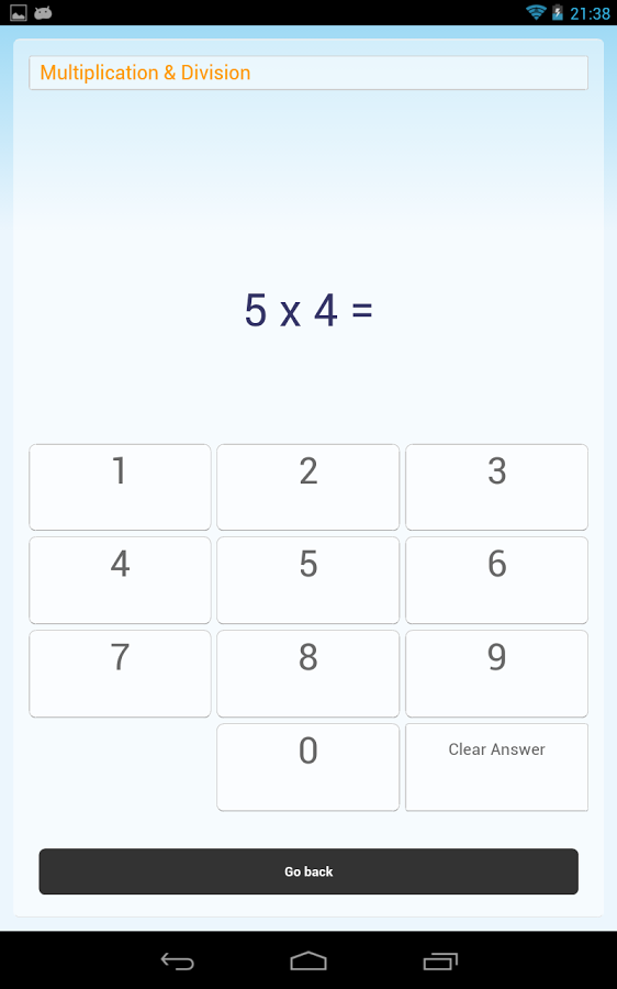 Learning Math - Math Workout截图2