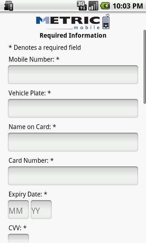 Metric Mobile Parking截图2