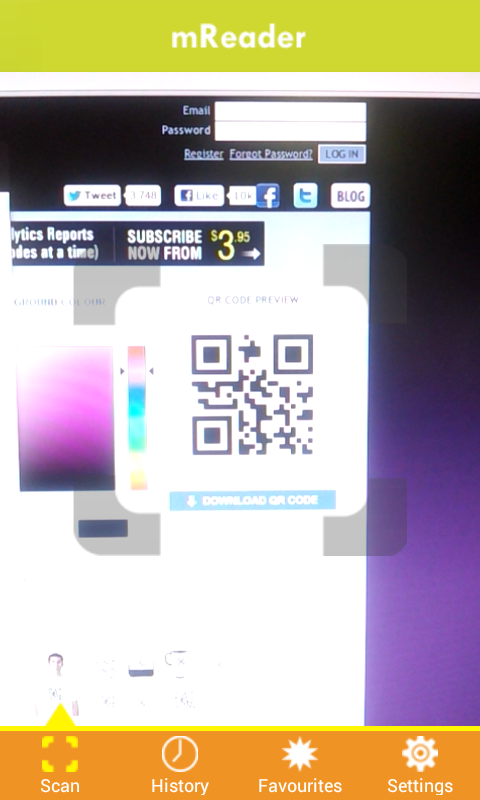 mReader - QR Code Scanne...截图4