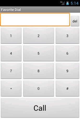 Favorite Dial Demo截图6