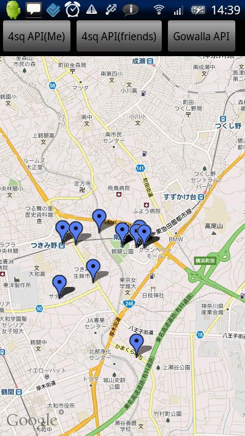 Google Map test截图2