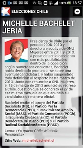 Elecciones Chile截图1