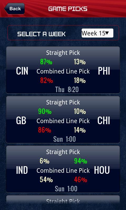 Pick Factor Pro Football截图1