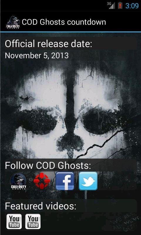 COD Ghosts countdown wid...截图3