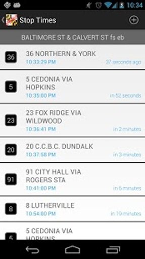 MTADroid - (Maryland Transit)截图5