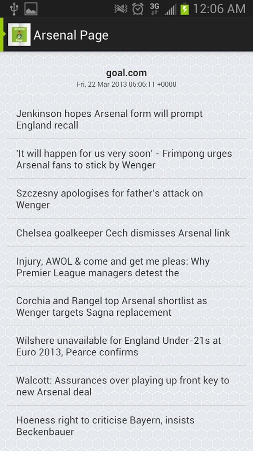 Arsenal Page截图3