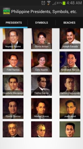 Philippine Presidents, Symbols截图7