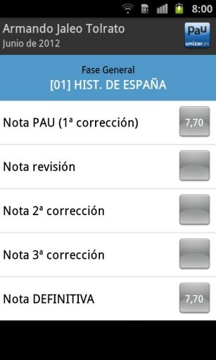 Notas PAU截图4