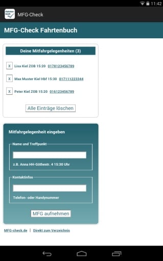 MFG-Check Fahrtenbuch截图1