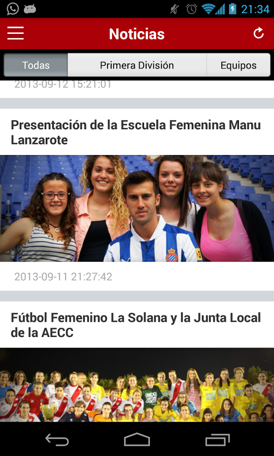 F&uacute;tbol Femenino - ffemen...截图4