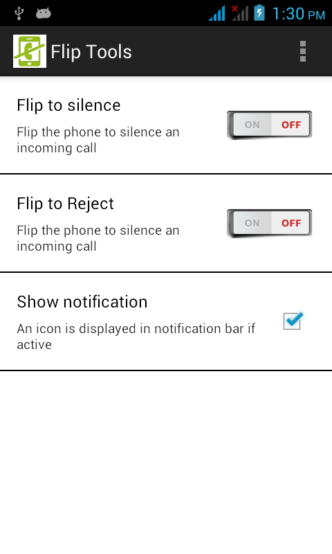 Flip to Silence & Reject截图1