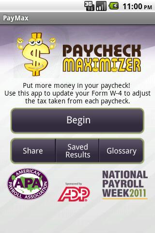 Paycheck Maximizer截图1