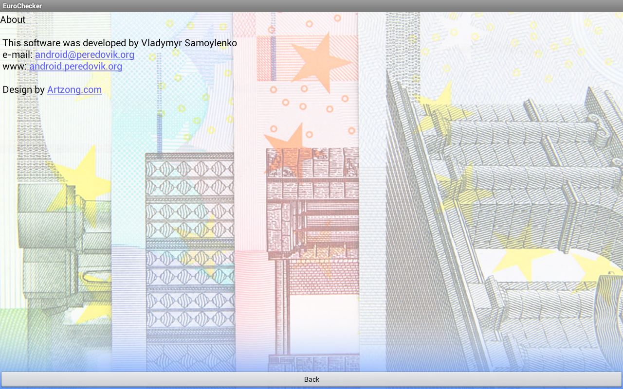 Euro note Serial Number check截图2