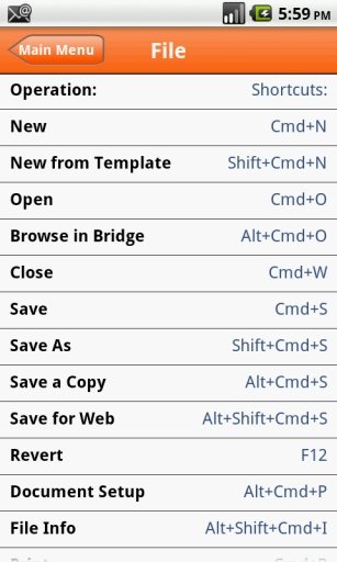 Shortcuts for illustrator截图2