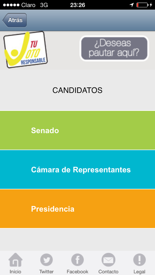 Tu Voto Responsable截图2