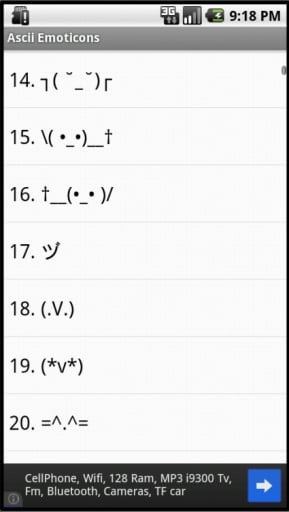 Ascii Emoticons截图6