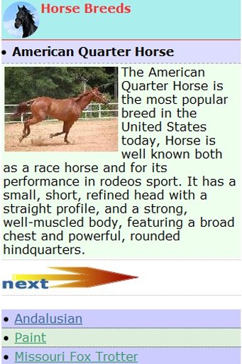 Horse Breeds截图1