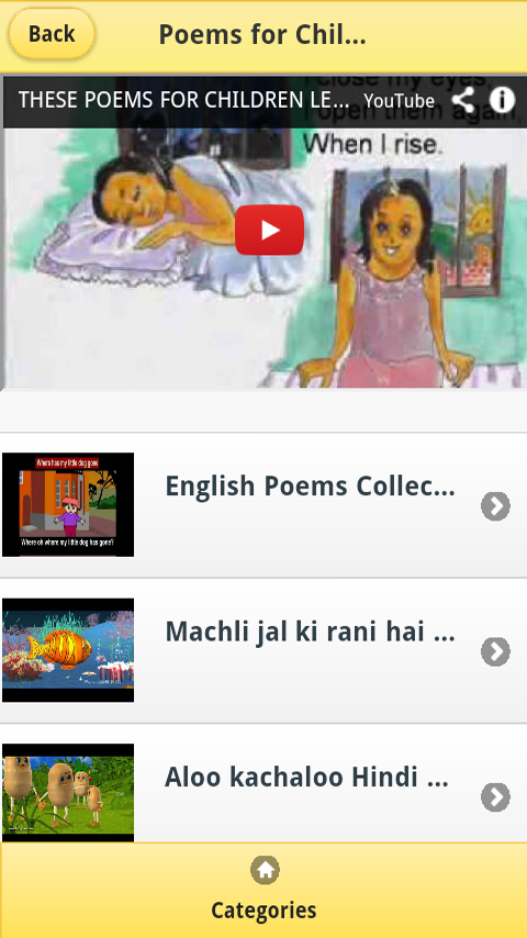 Poems for Children VDO截图2