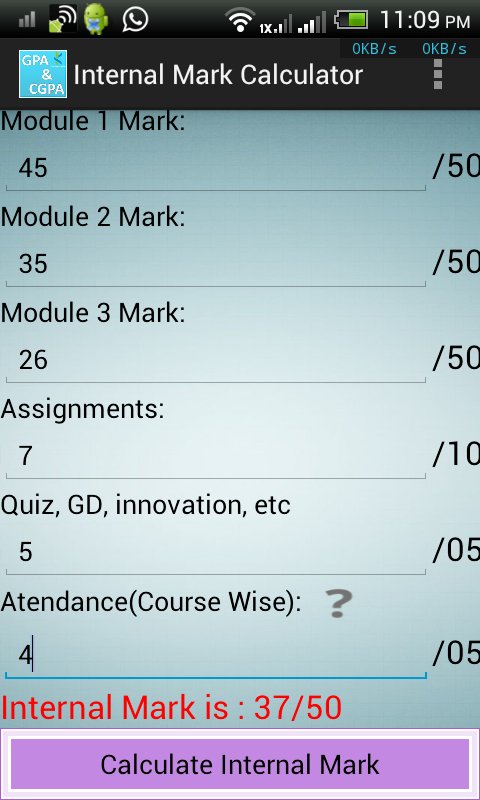 GPA & CGPA Calculator fo...截图1