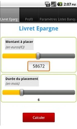 Livret Epargne / Simulateur截图3