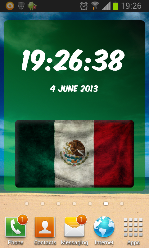 Mexico Digital Clock截图2