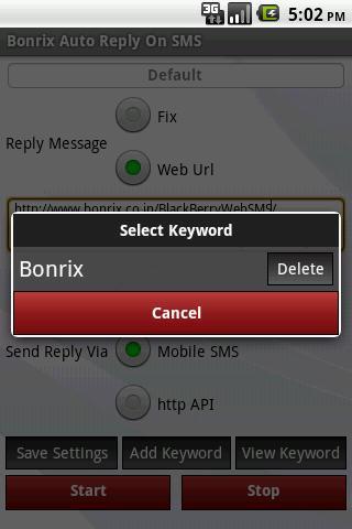 Bonrix Longcode AutoReply SMS截图3