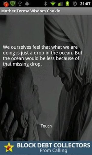 MOTHER TERESA WISDOM COOKIE截图1