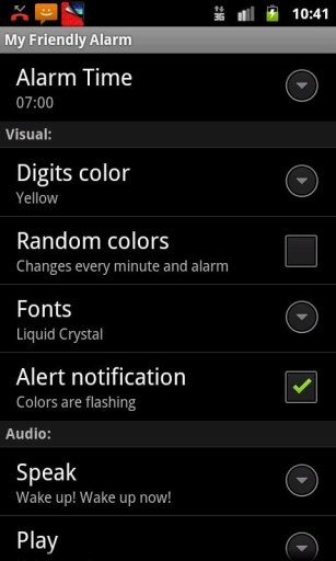 My friendly wake up alarm截图1