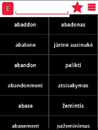 Lithuanian English Dictionary截图1