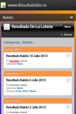 Resultados Loter&iacute;as Colo...截图1