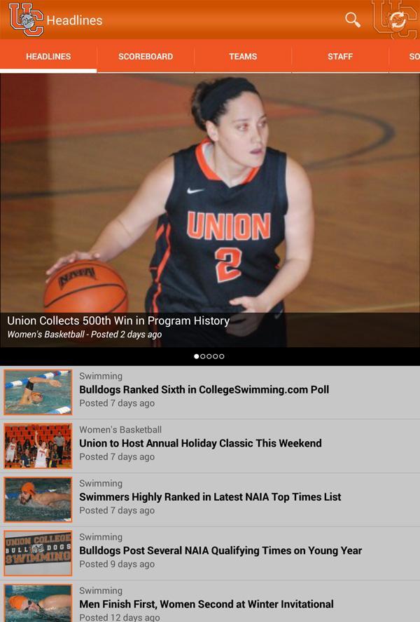 Union College Bulldogs截图6