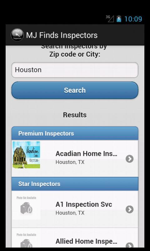 Find Inspectors - Mj Fin...截图2