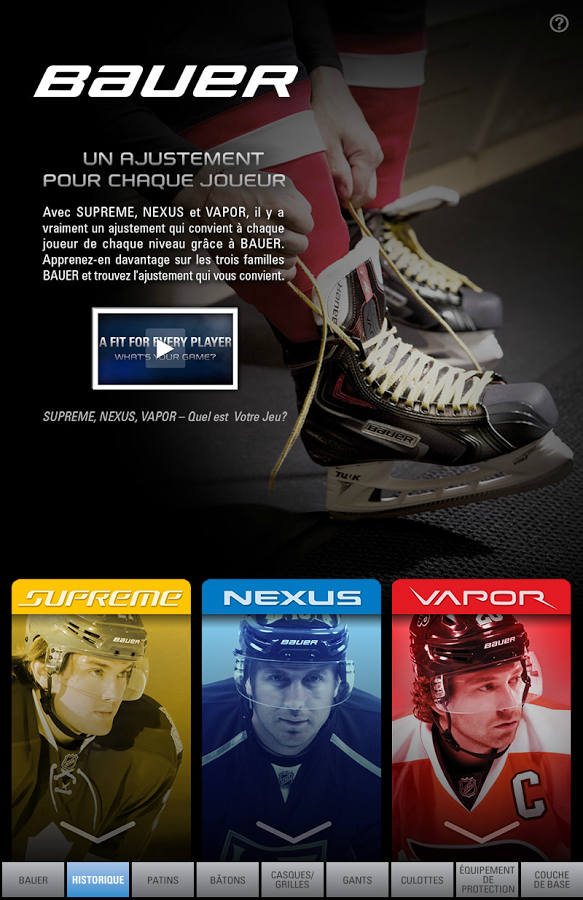 Bauer Gear Guide - French截图1