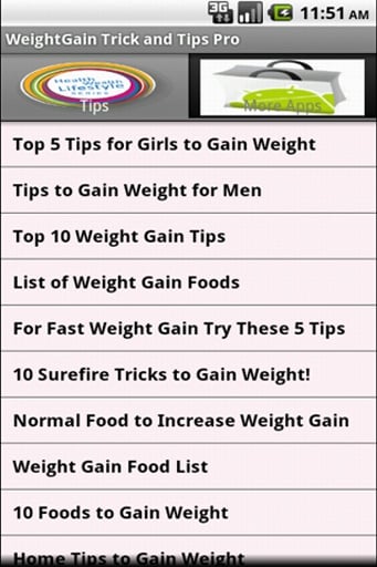 Weight Gain Tricks截图1