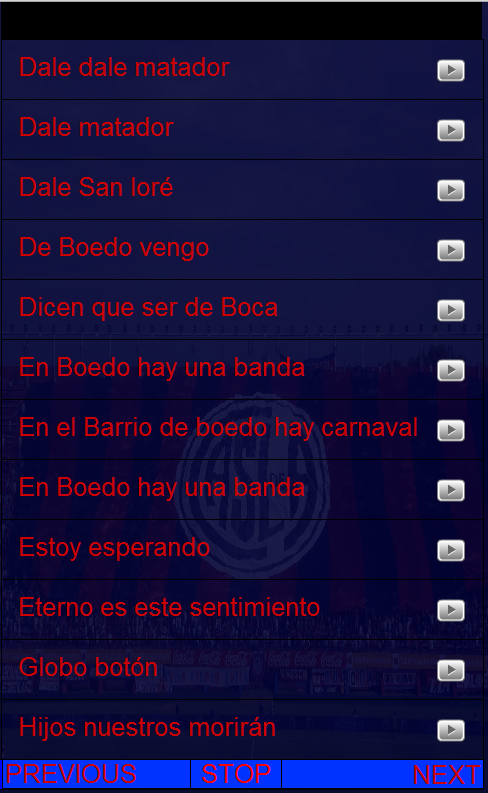 Canciones Hinchada San Lorenzo截图2