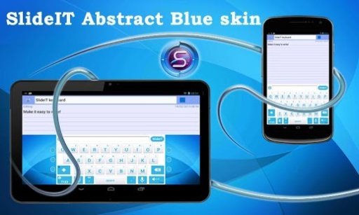 SlideIT Abstract Blue Skin截图2