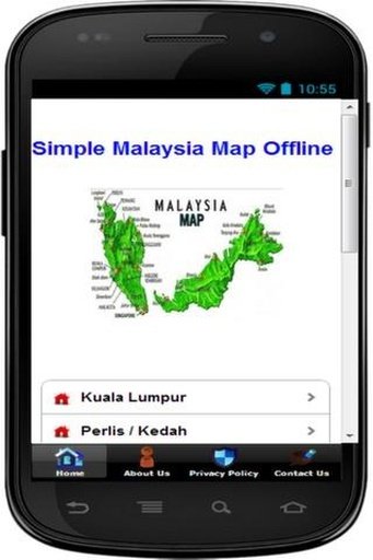 Simple Malaysia Map Offline截图5