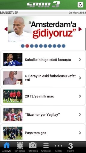 Spor 3 - Spor Haberleri截图4