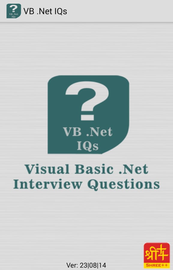 VB .Net IQs [By Shree++]截图1