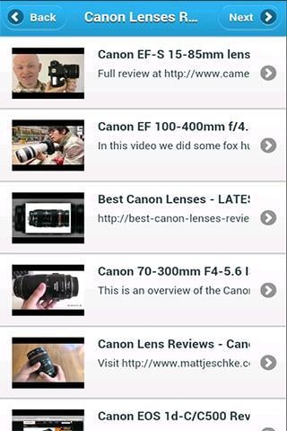 Canom Lenses Reviews截图2