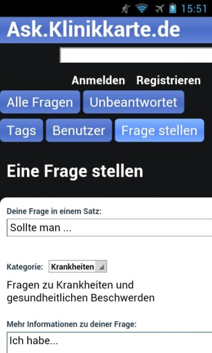 Ask.Klinikkarte.de截图1