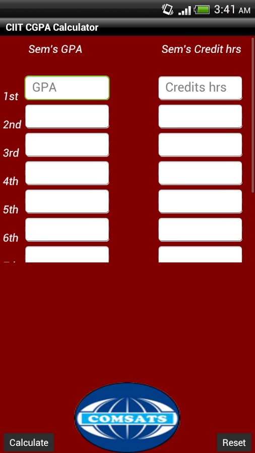 CIIT GPA-CGPA Calculator截图3