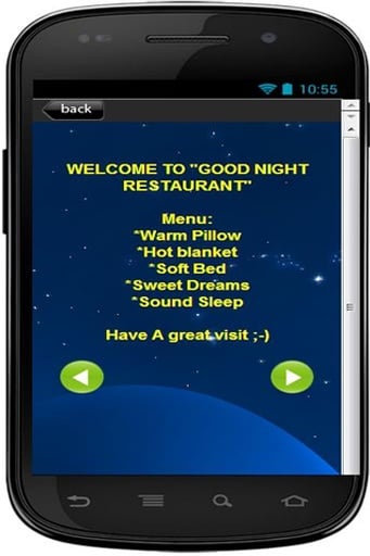 Best Good Night SMS App截图1