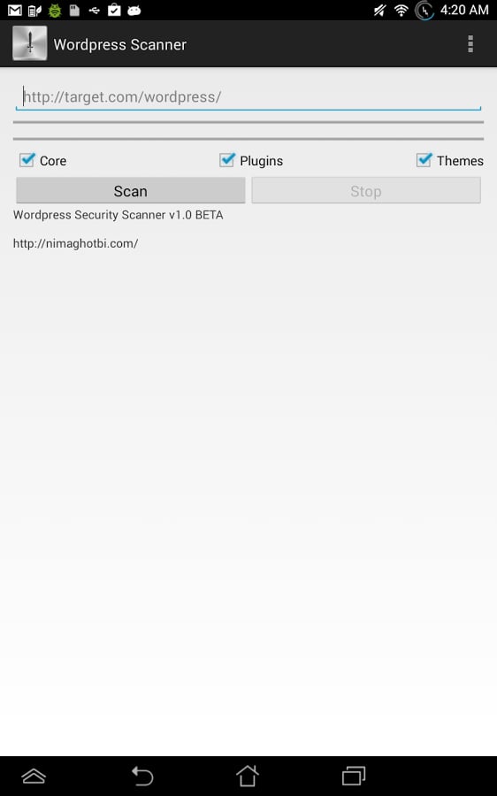 Wordpress Scanner截图1