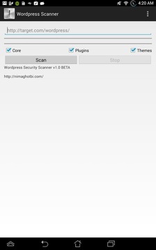 Wordpress Scanner截图